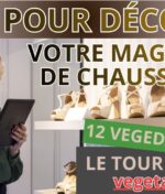 828€ pour décorer plafond végétal de votre magasin de chaussure