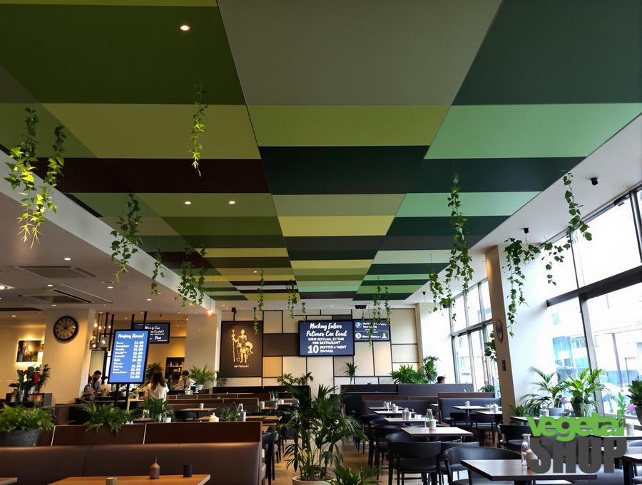 Dalle faux plafond multi couleur vegetal shop - Vegedalle