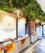 Plafond vegetal commerce boutique magasin chocolaterie des bauges vegetal-shop